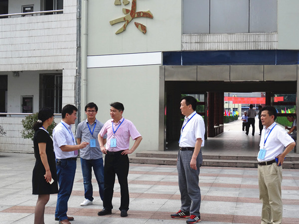 副县长胡光喜巡视学业水平考试肥西中学考点(图1)