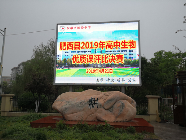 肥西中学承办肥西县2019年高中生物优质课评比决赛(图1)
