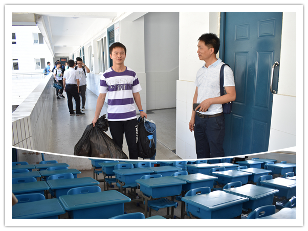 文明离校日，师生情未了——肥西中学高三学子文明离校(图3)
