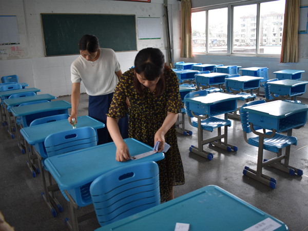 肥西中学考点召开2019年高考考务培训会(图3)
