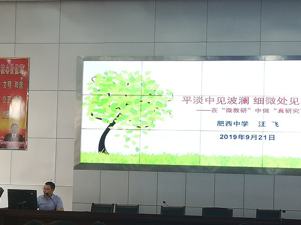 在学习中成长 在成长中学习——肥西中学举办2019年第三期青年教师成长论坛(图4)