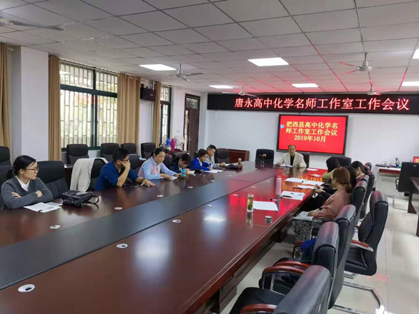 肥西县高中化学名师工作室工作全面启动(图1)