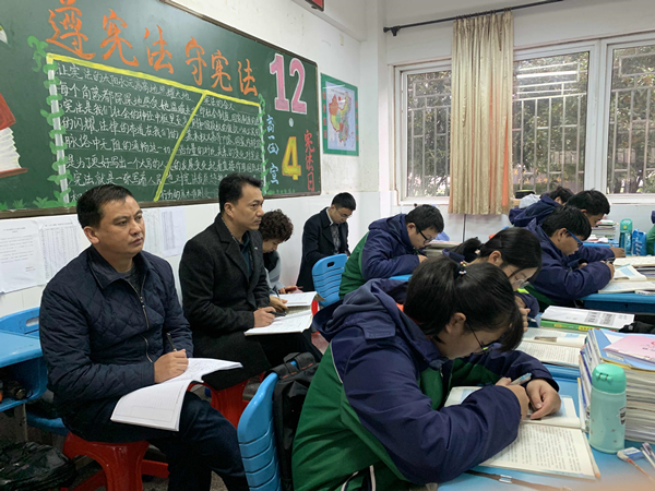 肥西中学接受肥西县教体局教育教学视导(图1)