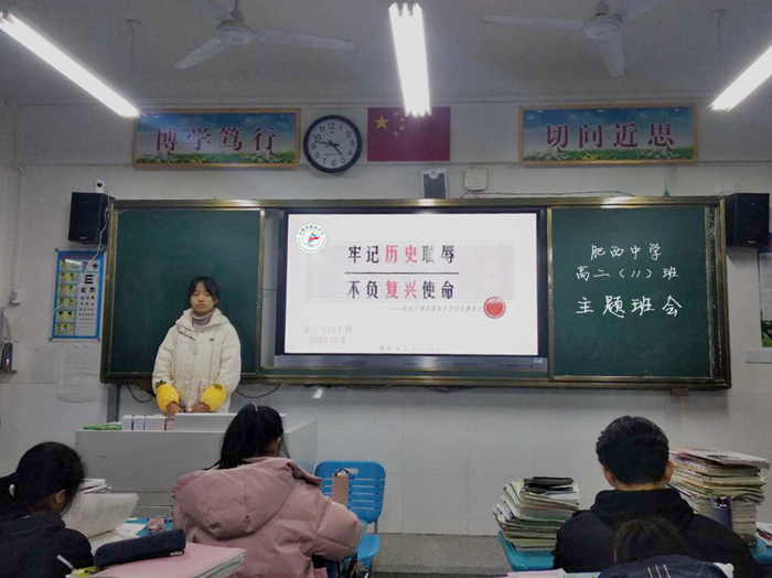 肥西中学开展爱国主义教育系列活动(图5)