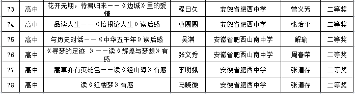 肥西中学在合肥市读书征文活动中再创佳绩(图6)