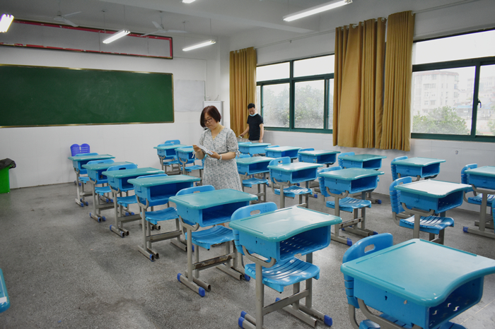 肥西中学考点召开2021年中考考务培训会(图5)