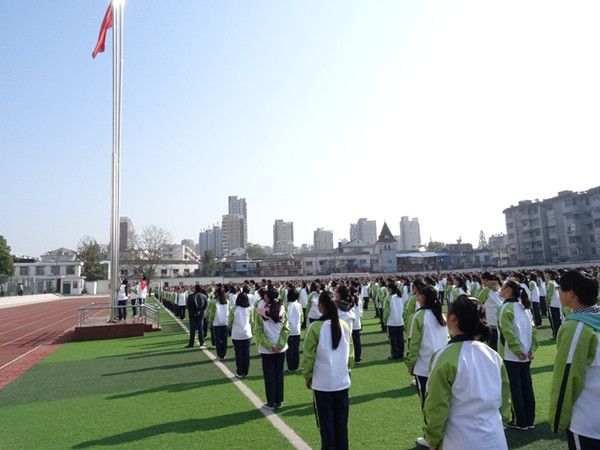 肥西中学进行全国县级文明城市创建动员(图2)