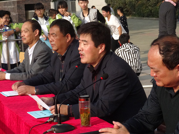 肥西中学第58届秋季田径运动会开幕(图4)