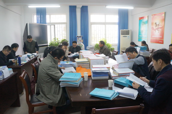 肥西中学接受县教育局教育教学视导(图2)