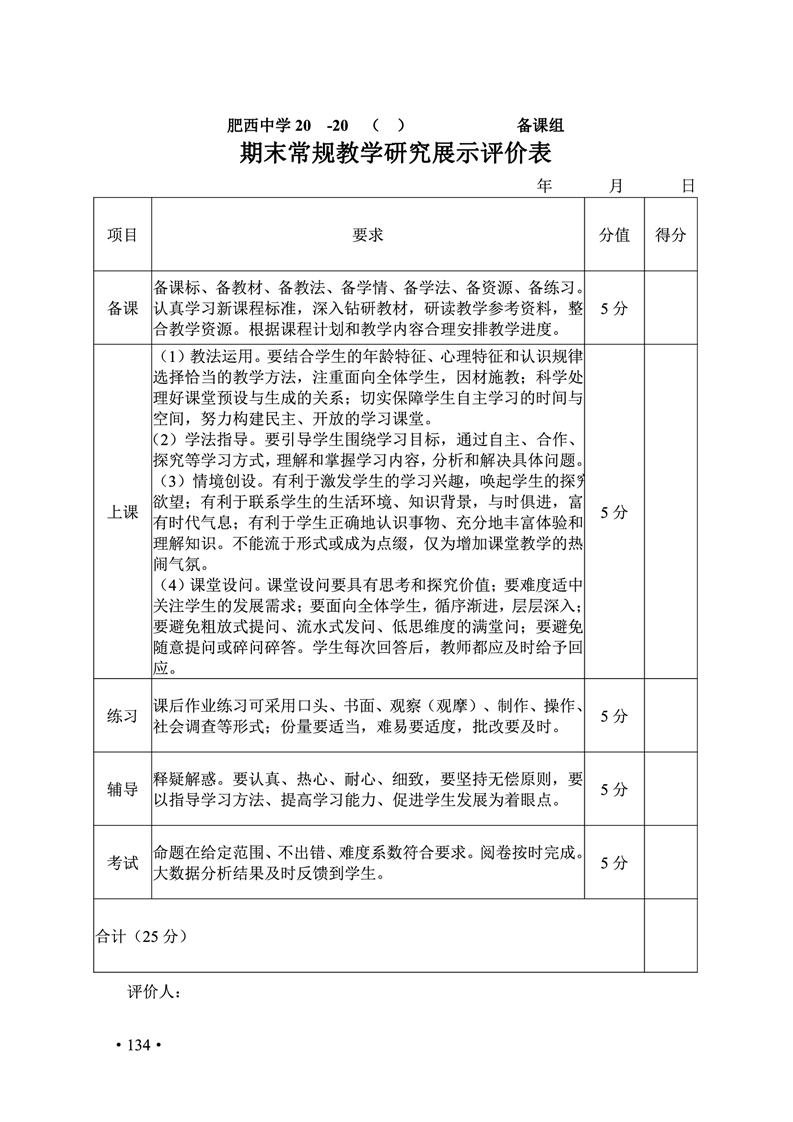 2020肥西中学管理制度汇编(图141)