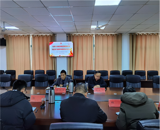 合肥八中教育集团肥西中学党委召开党史学习教育专题民主生活会(图3)